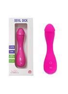 Розовый вибратор Devil Dick (16 см)