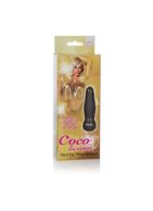 Чёрный мини-вибромассажер Coco Licious Hide  Play Pocket Massagers - 6,25 см.