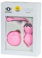 Розовые вагинальные шарики LOTUS с пультом ДУ