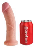 Телесный фаллоимитатор на присоске Dual Density 8 Cock - 20,3 см.
