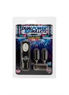 Два вибро-яйца 10X Dual Power Bullets - Short n