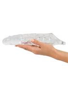 Закрытая насадка на пенис Crystal Skin Penis Sleeve (27,8 см)