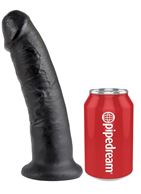 Чёрный фаллоимитатор 9" King Cock (22,9 см)