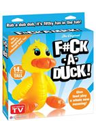 Надувная секс-утка F#ck-A-Duck - 35,6 см.