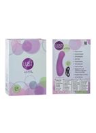 Фиолетовый миниатюрный вибратор Lust by JOPEN L2