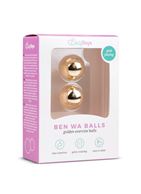 Золотистые вагинальные шарики без сцепки Ben Wa Balls