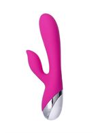 Розовый перезаряжаемый вибратор Erotist - 19 см.