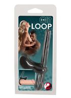 Эрекционное лассо с клиторальным стимулятором Clit Loop 2 in 1