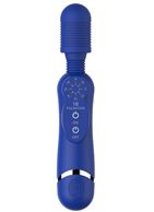 Синий универсальный массажер Silicone Massage Wand (20 см)