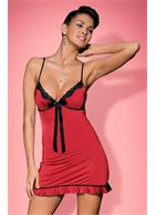 Эластичный беби-долл с игривым бантом Calypso Chemise