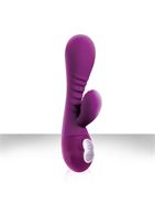 Фиолетовый вибромассажер Alise 2 Purple - 11,6 см.