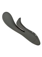 Серый вибратор Embrace sweetheart wands - 20 см.