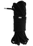 Черная веревка для бондажа BONDAGE ROPE (10 м)