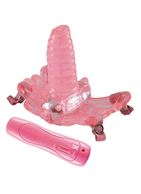 Розовая клиторальная бабочка G-SPOT ORGAZM 