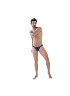 Темно-синие мужские трусы-тонги Latin Lust Thong