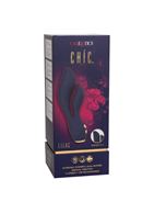 Синий вибромассажер кролик Chi­c Lilac (17,75 см)