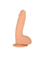 Телесный фаллоимитатор на присоске XSKIN 7 DONG FLESH (18 см)