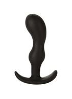 Черная анальная пробка Mood Naughty 2 4.5" Silicone для ношения (11,4 см)