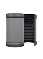 Серый мастурбатор с ребрышками FLEXIBLE MASTURBATOR STROKER