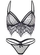 Комплект с лифом и стрингами BRA TOP, CHANTILLY LACE STRING