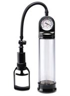 Черная мужская вакуумная помпа Accu-Meter Power Pump