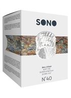 Прозрачное эрекционное кольцо No.40 Ball Strap