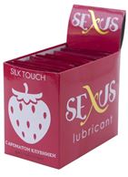 Комплект пробников гель-смазки с ароматом клубники Silk Touch Stawberry (50 шт.)