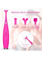 Ультратонкий вибростимулятор SPARKLE kit с набором насадок