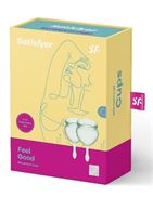 Набор зеленых менструальных чаш Feel Good Menstrual Cup
