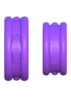 Набор из двух фиолетовых эрекцонных колец Max Width Silicone Rings