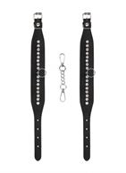 Черные поножи Diamond Studded Ankle Cuffs