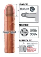 Телесная насадка Fantasy X-tensions Perfect 2" Extension (20,3 см)