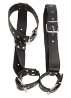 Фиксация на шею и запястья Bad Kitty Neck and Hand Restraints