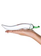 Стеклянный фаллос-перчик Naturals Chilly Pepper (18 см)