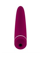 Фиолетовый вакуумный клиторальный вибромассажер Personal vibrator HIKY 