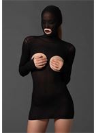 Мини платье-маска MASKED CUPLESS MINI DRESS