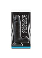 Чёрный фаллоимитатор 2X Dual Density 8 Dildo - 24 см.