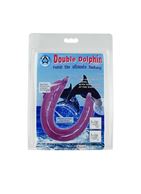 Фиолетовый двойной фаллоимитатор Double Dolphin (30,5 см)