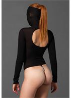 БДСМ-тедди с маской MASKED TEDDY BEADED G-STRING