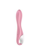 Розовый вибромассажер с функцией расширения Air Pump Vibrator 2 (20,9 см)