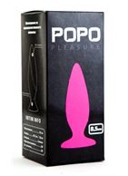 Розовая анальная втулка POPO Pleasure - 8,5 см.