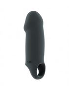 Серая насадка Stretchy Thick Penis Extension No.37 