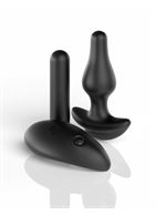 Черные трусики Remote Bowtie Bikini с вибрацией и анальным стимулятором