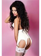 Изысканный комплект Charme set: бра, пояс и трусики-стринги