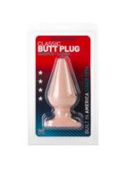 Анальная пробка телесного цвета Butt Plugs Smooth Classic Large (14 см)