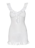 Полупрозрачная сорочка с рюшами Electra Chemise