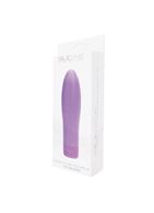 Фиолетовый вибратор SWEET PUSSY IN SILICONE - 13,5 см.