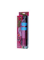 Розовый хай-тек вибромассажёр Love Stroker Blue - 24,5 см.