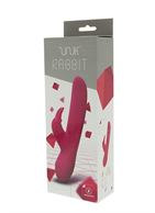 Вибратор с клиторальным отростком UNIK RABBIT - 20,7 см.