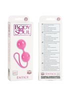 Розовые силиконовые вагинальные шарики BODY SOUL ENTICE